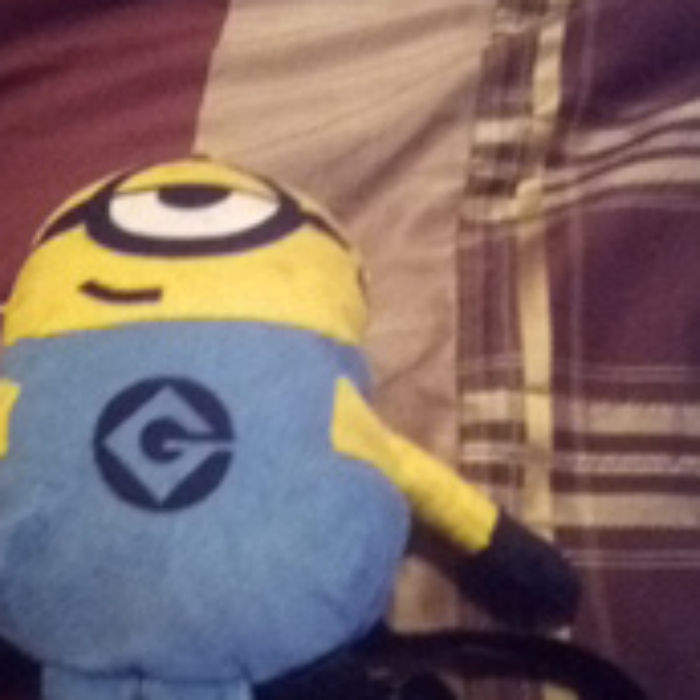 Minion plush backpack